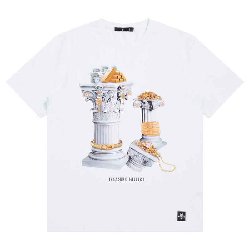 Eternity 'Treasure Columns' T-Shirt (White) E1134522 - FRESH N FITTED