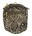 Mint Cobra Medium Cross Body Bag (Black) - FRESH N FITTED