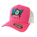 Muka 'EA$Y Money' Trucker Hat (Pink) TN5358 - FRESH N FITTED