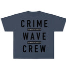 Criminal Etiquette 'CRMNL CREW' T-Shirt (Blue) - FRESH N FITTED-2 INC