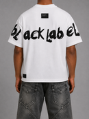 Black Label 'ᗺL' T-Shirt In White