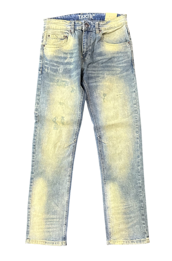 Taker 'Cross Hatch' Denim (Tint) T4101 - FRESH N FITTED