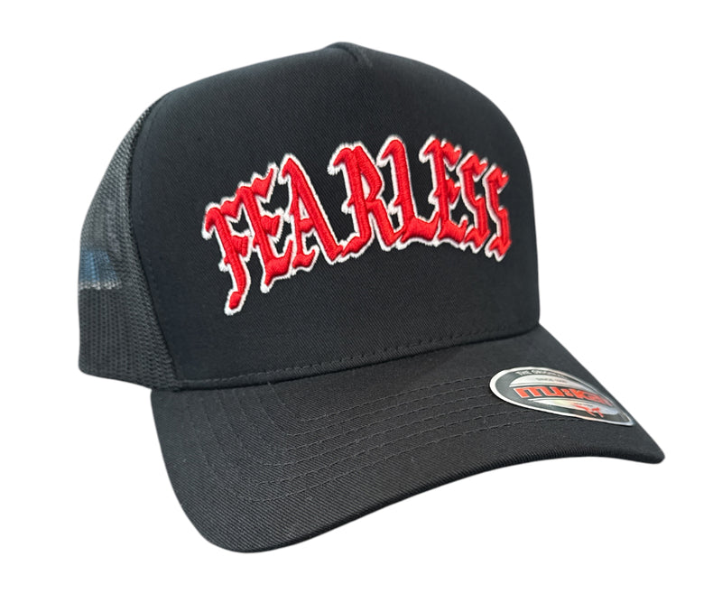MUKA 'Fearless' Trucker Hat (Black) T5472