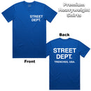 PG Apparel 'Street Dept' T-Shirt (Royal Blue) STDPT100 - FRESH N FITTED