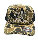 MUKA 'Make Money' Trucker Hat (Khaki Camo) MUM2251 - FRESH N FITTED