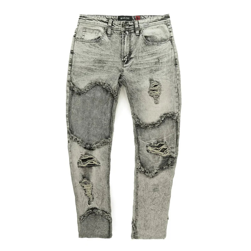 Makobi 'Moradi' Jeans (Gray Wash) M1992 - FRESH N FITTED