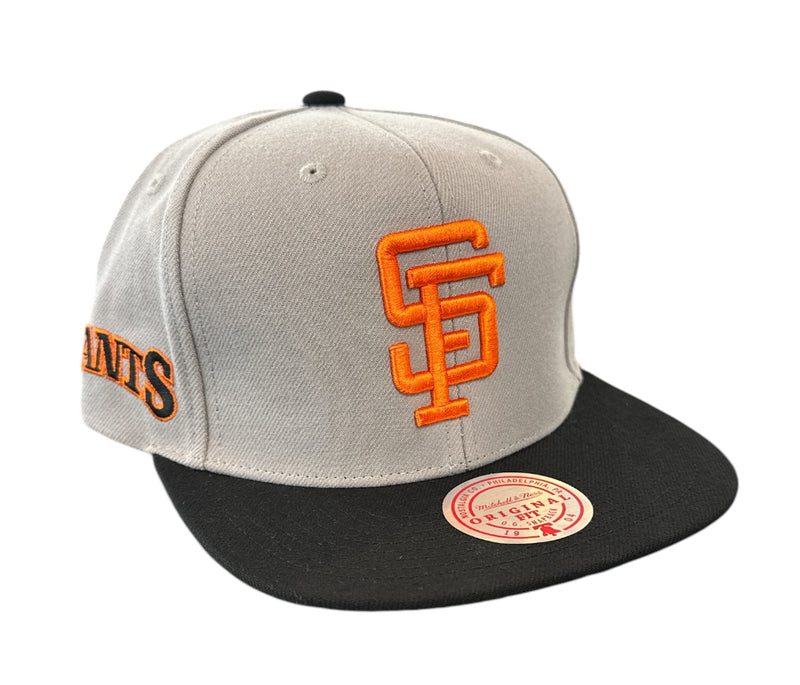 Mitchell & Ness 'San Francisco Giants' MLB Away Snap Back Hat (Grey) HHSS6481