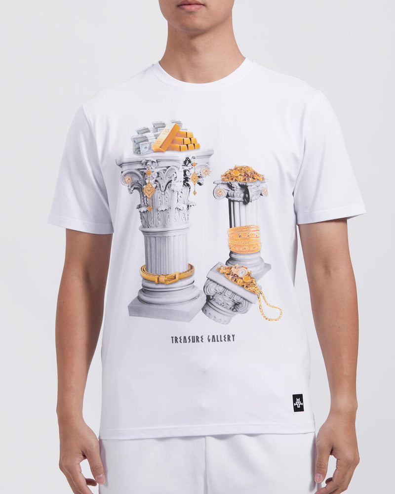 Eternity 'Treasure Columns' T-Shirt (White) E1134522 - FRESH N FITTED