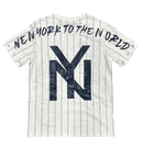 SD SPORT 'Yankees' Short Sleeve T-Shirt (White) SM5112NY - FRESH N FITTED