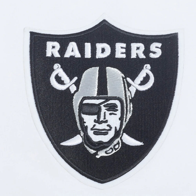 Pro Standard 'Las Vegas Raiders Wingspan' Drop Shoulder T-Shirt (White) FOR41410452 - FRESH N FITTED
