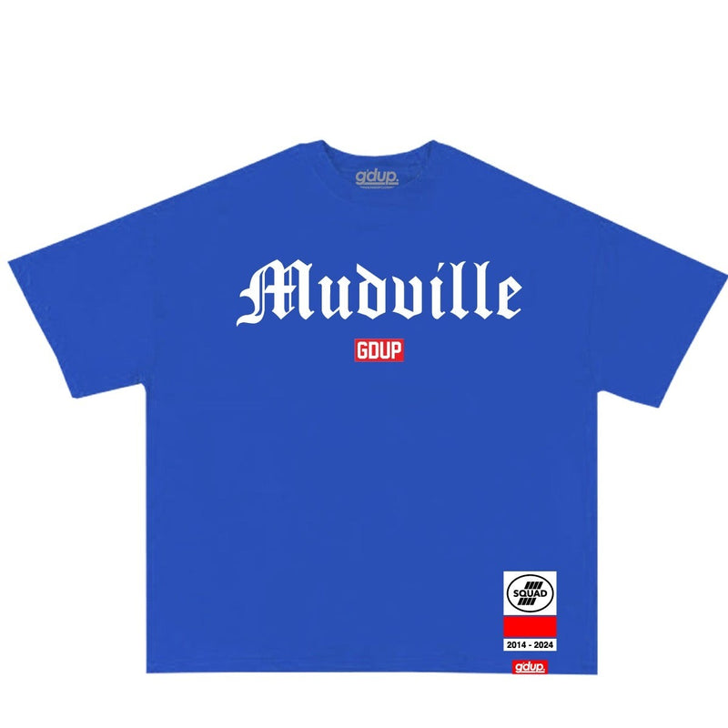 The Ground Up 'Mudville' T-Shirt (Blue) - FRESH N FITTED-2 INC