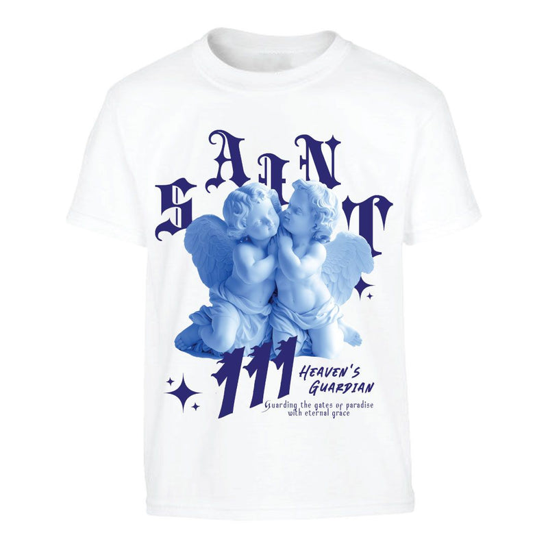 3FORTY Kids 'Saint' T-Shirt (White) - FRESH N FITTED
