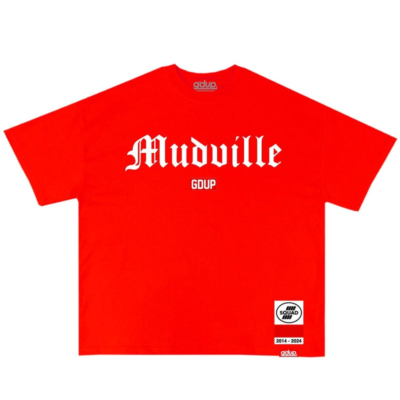 The Ground Up 'Mudville' T-Shirt (Red) - FRESH N FITTED-2 INC