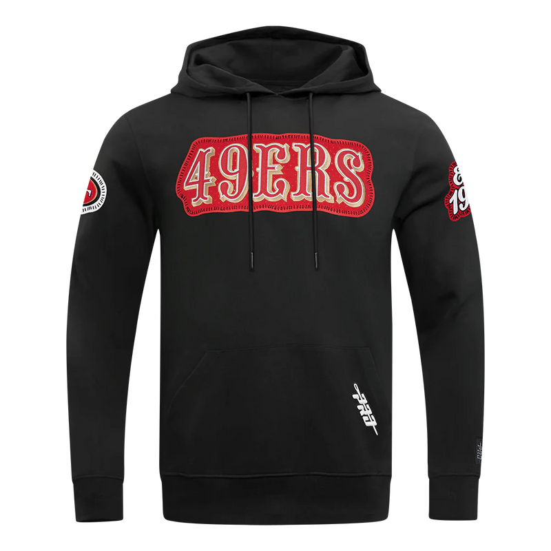 Pro Standard San Francisco 49ers 'DIY Pick Stitch' Hoodie (Black) FS45410580 - FRESH N FITTED