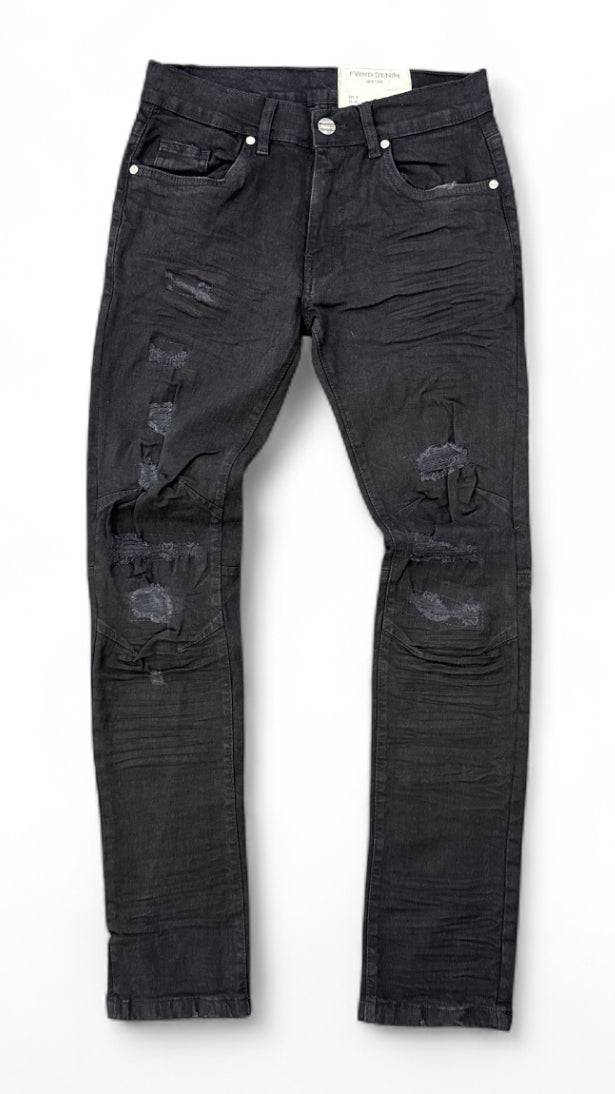 FWRD Kids 'Washed Up' Denim (Black) FW-33484K/LK