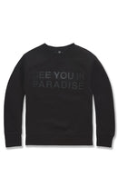 Jordan Craig 'Paradise' Tonal Crewneck Sweatshirt (Black) 8829T - FRESH N FITTED