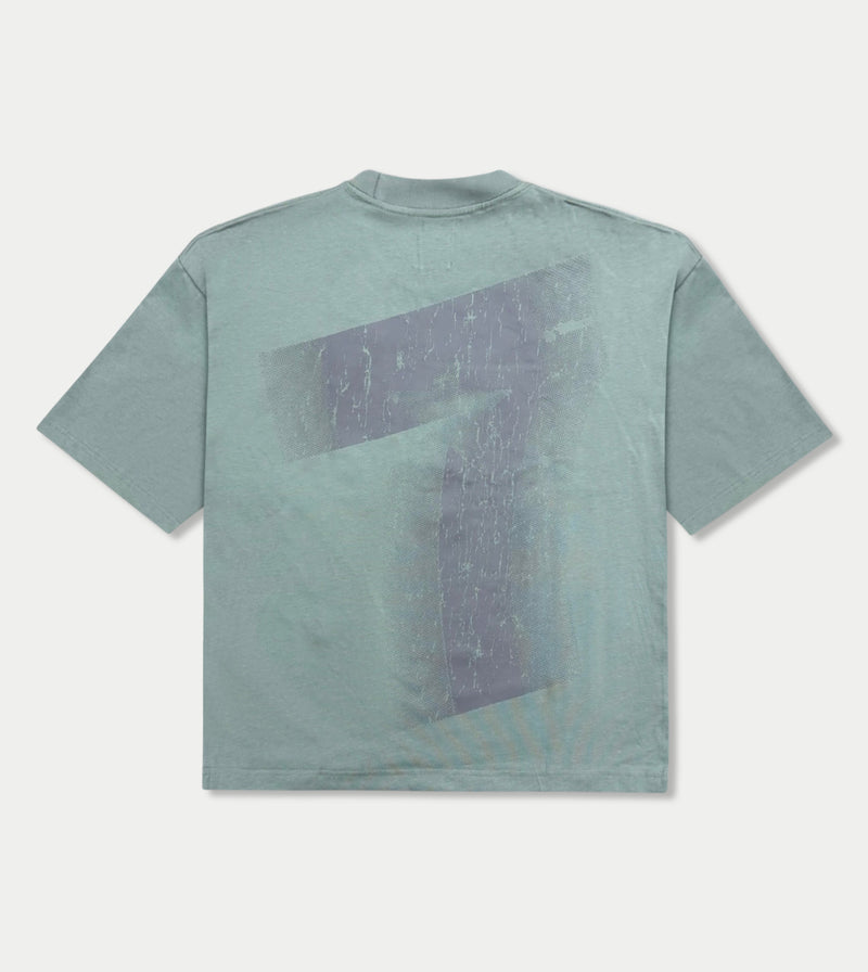 7M ‘Static' T-Shirt (Lt. Olive) - FRESH N FITTED