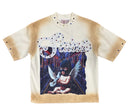DRAPER & MAYNARD 'Saint' Cropped Crew Fleece Short Sleeve T-Shirt (Off White) DM5301BOW - FRESH N FITTED