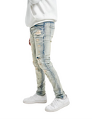 Spark Slim Fit Stretch Denim (Tint) S4405 - FRESH N FITTED