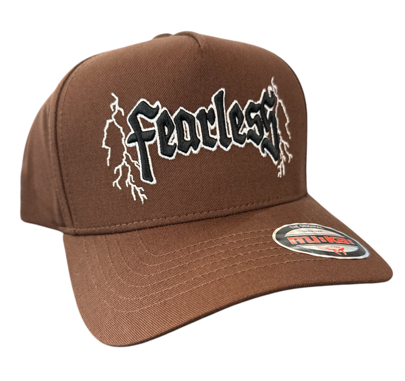 MUKA 'Fearless' Snapback Hat (Brown) S4462