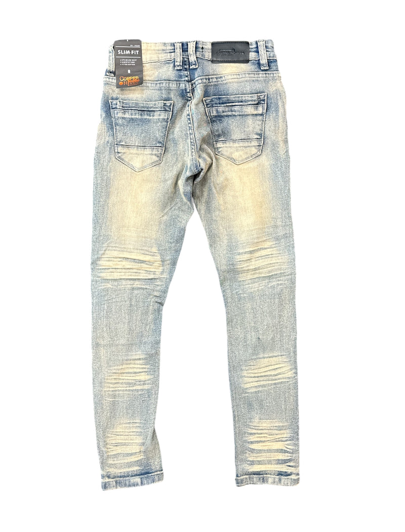 Copper Rivet Kids 'Rip & Repair' Denim (DTB) 413015B - FRESH N FITTED