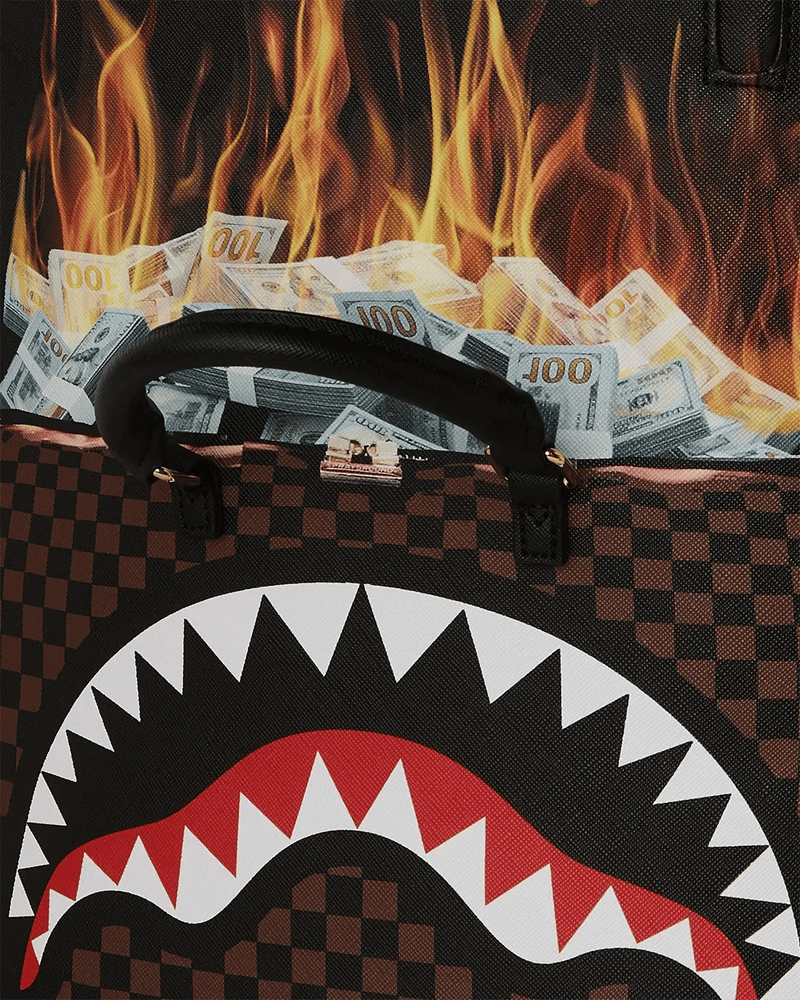 SPRAYGROUND 'Bag Of Money On Fire' Backpack (910B7675NSZ)