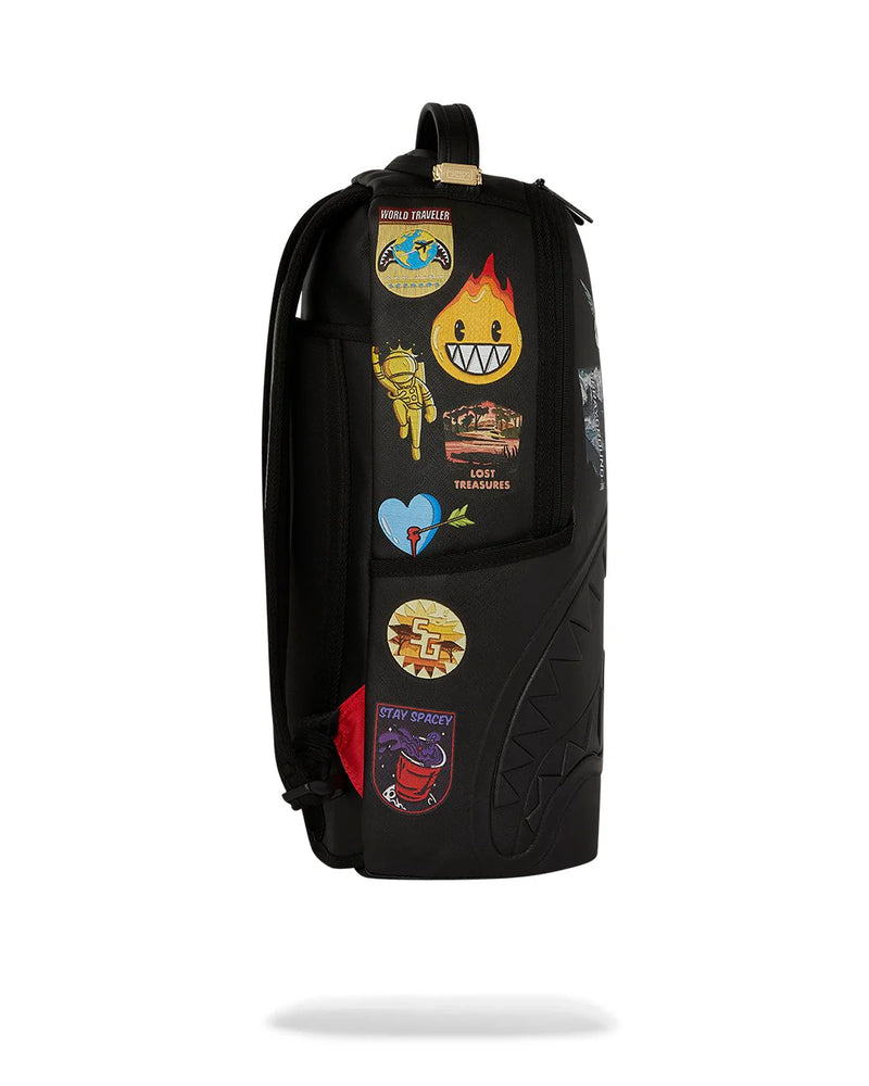 SPRAYGROUND 'Sharkmouth Embossed W/ Patches' Backpack (910B8286NSZ)