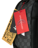 Sprayground Scrooge McDuck money counter backpack with colorful cartoon design, durable fabric, and adjustable straps.