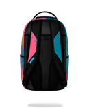 Sprayground Pink Panther Art Heist backpack featuring a vibrant pink panther design on a stylish accessories bag.