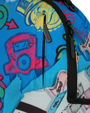 Sprayground Monopoly Grab & Go Go Go backpack featuring bold, colorful graphic design and adjustable straps.