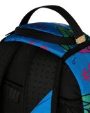 Sprayground Monopoly Grab & Go Go Go backpack with colorful cartoon design, durable straps, and multiple compartments.