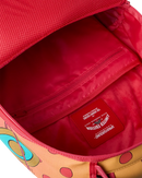Sprayground Rugrats Susie Hula Hoops backpack featuring colorful cartoon character design and adjustable straps on a black background.