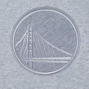 Pro Standard Golden State Warriors Reverse French Terry Fleece Hoodie (Dark Heather Grey) BGW5515877 - FRESH N FITTED