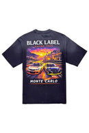 Black Label 'Monte Carlo' T-Shirt In Black