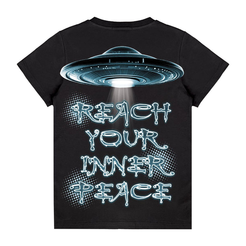 BEAR THE BEAMS KIDS 'Inner Peace' T-Shirt (Black) - FRESH N FITTED