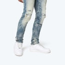 Smoke Rise ‘Rip’ Slim Fit Denim in Vespera Blue