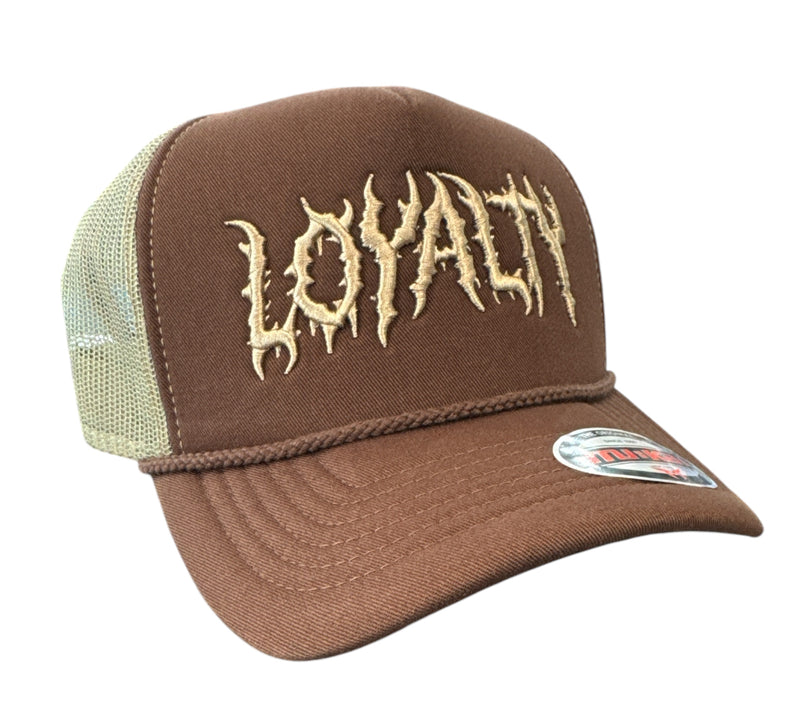 MUKA 'Loyalty' Trucker Hat (Brown) T5482