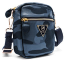 Mint Camo Medium Cross Body Bag (Blue Camo) - FRESH N FITTED