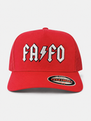 MUKA 'FAFO' Trucker Hat (Red) T5618B