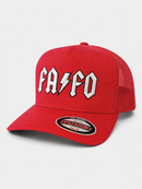 MUKA 'FAFO' Trucker Hat (Red) T5618B
