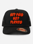 MUKA 'Get Paid Not Played' Trucker Hat (Black) T5607B