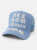 MUKA 'All You Search For' Trucker Hat (S.Blue) T5620B