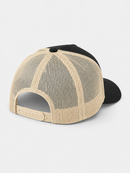 MUKA 'Rise And Grind Dove' Trucker Hat (Blk/Ivy) T5615B
