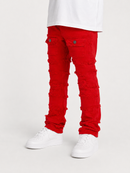FWRD Kids 'Static' Stacked Denim (Red) FW-330044K