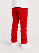 FWRD Kids 'Static' Stacked Denim (Red) FW-330044K