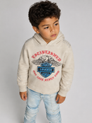 FWRD Kids 'Established' Studded French Terry Pullover Hoodie (Stone) FW-10586K