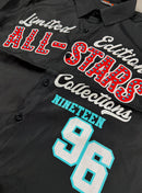 Copper Rivet All-Star Button Down Shirt In Black 612004