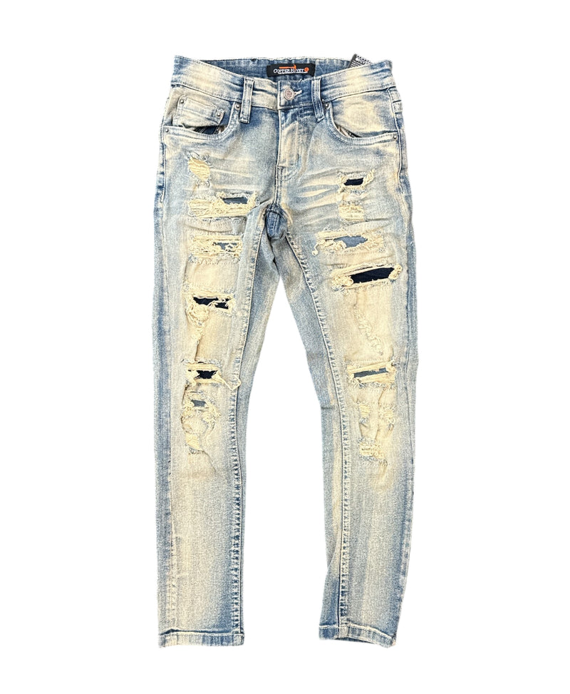 Copper Rivet Kids 'Rip & Repair' Denim (DTB) 413015B - FRESH N FITTED