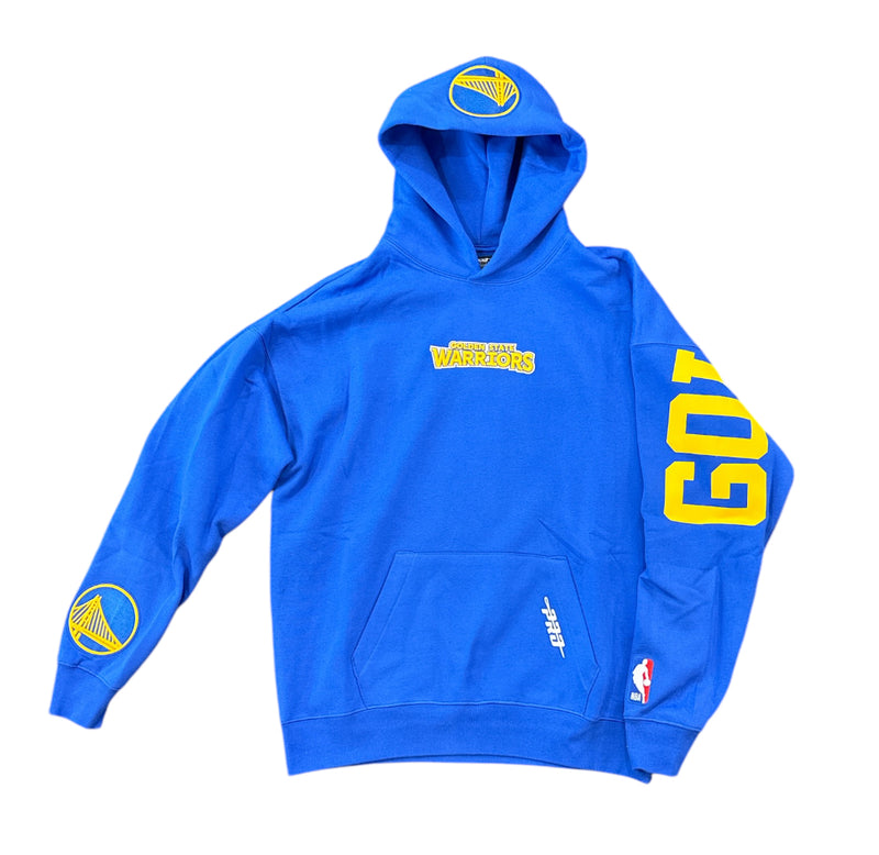 Pro Standard 'Golden State Warriors Wingspan' Drop Shoulder Hoodie (Royal Blue) BGW5515775 - FRESH N FITTED