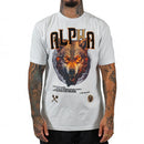 Juren 'Alpha Wolf' Chenille T-Shirt (White) - FRESH N FITTED